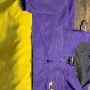 Colosseum  brand LSU Tigers hooded windbreaker